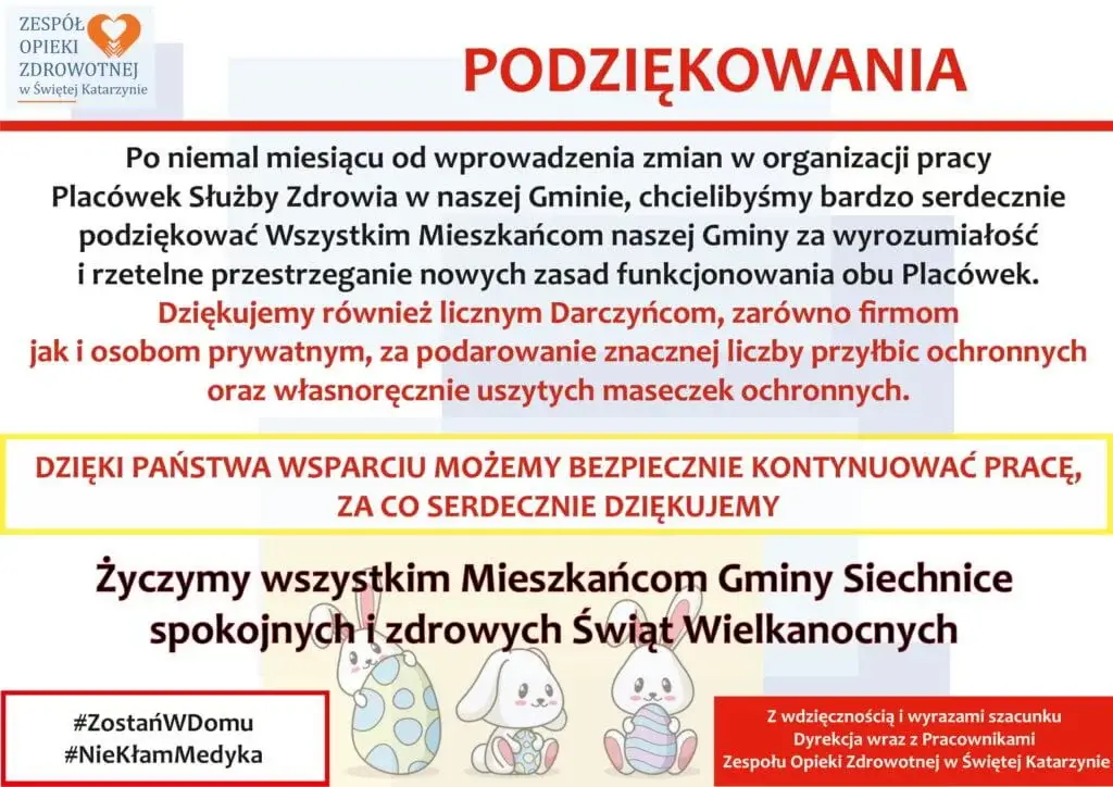 podziękowanie