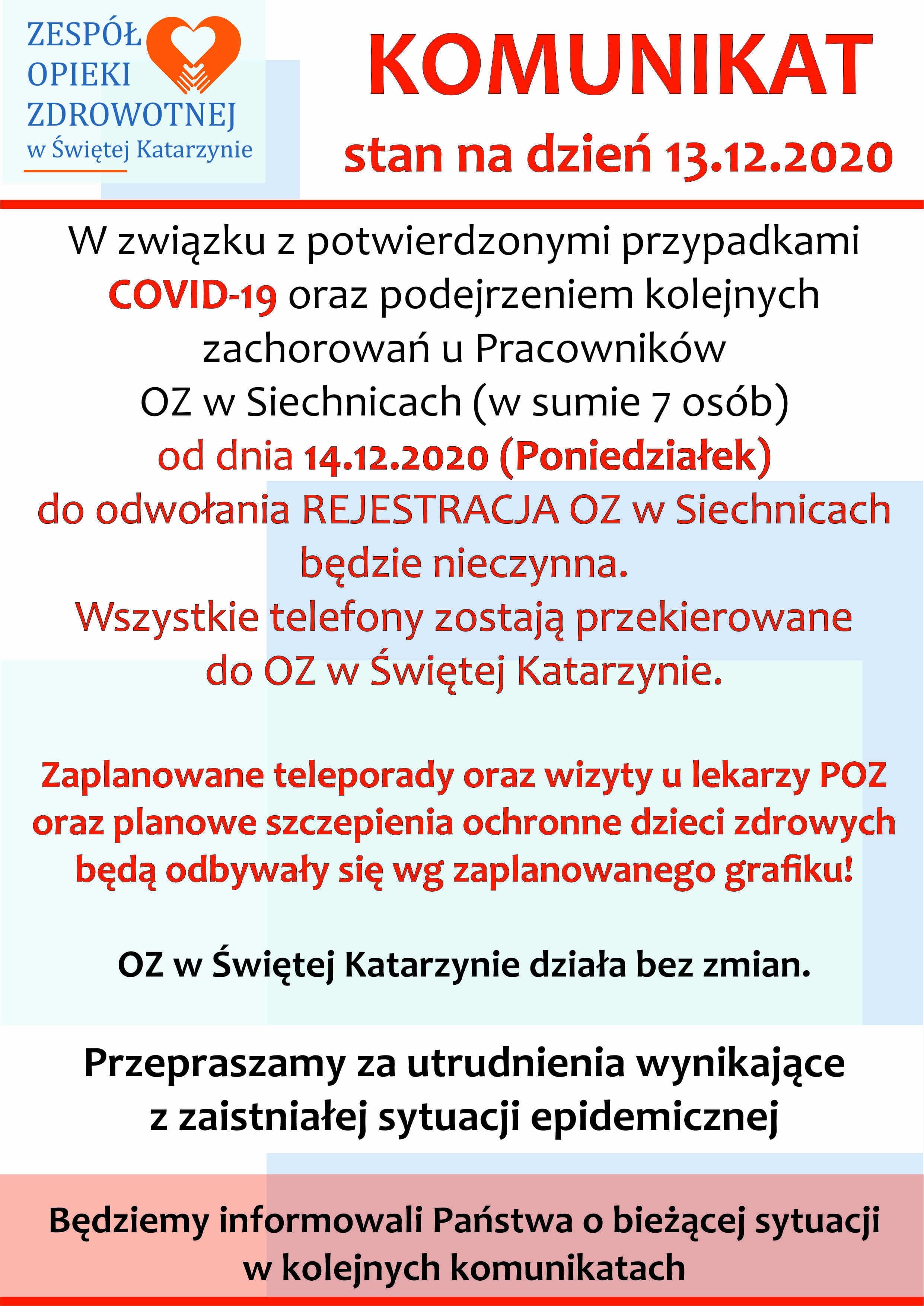 koronawirus zmiana organizacji pracy oz