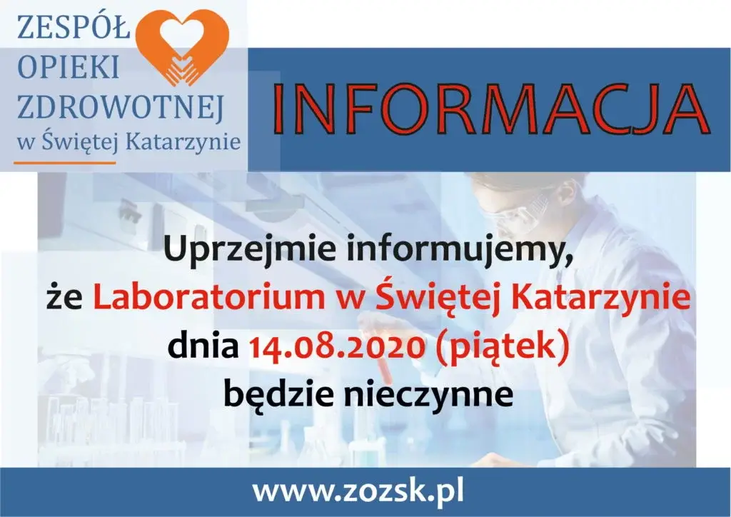 Laboratorium nieczynne