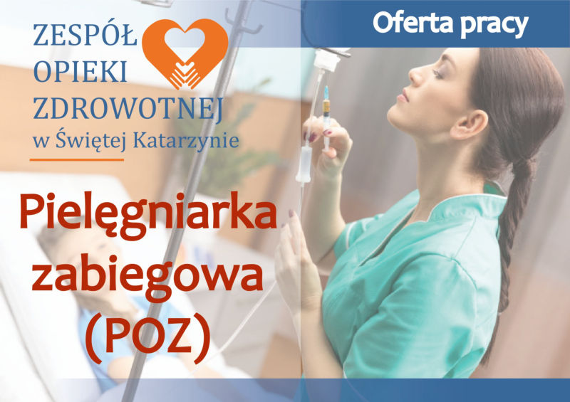 oferta Pielęgniarka zabiegowa