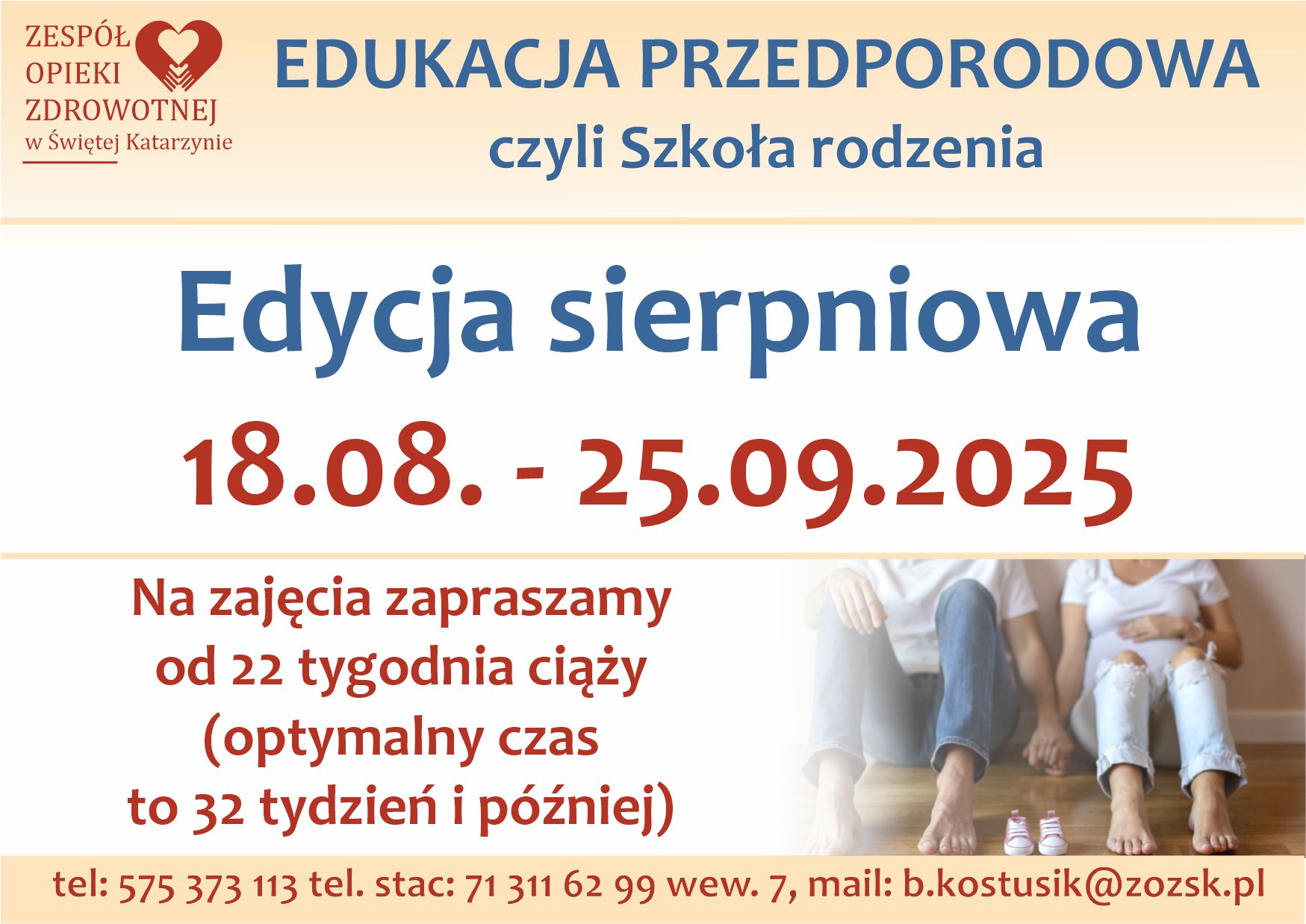 Edukacja przedporodowa - Szkoła Rodzenia 2024