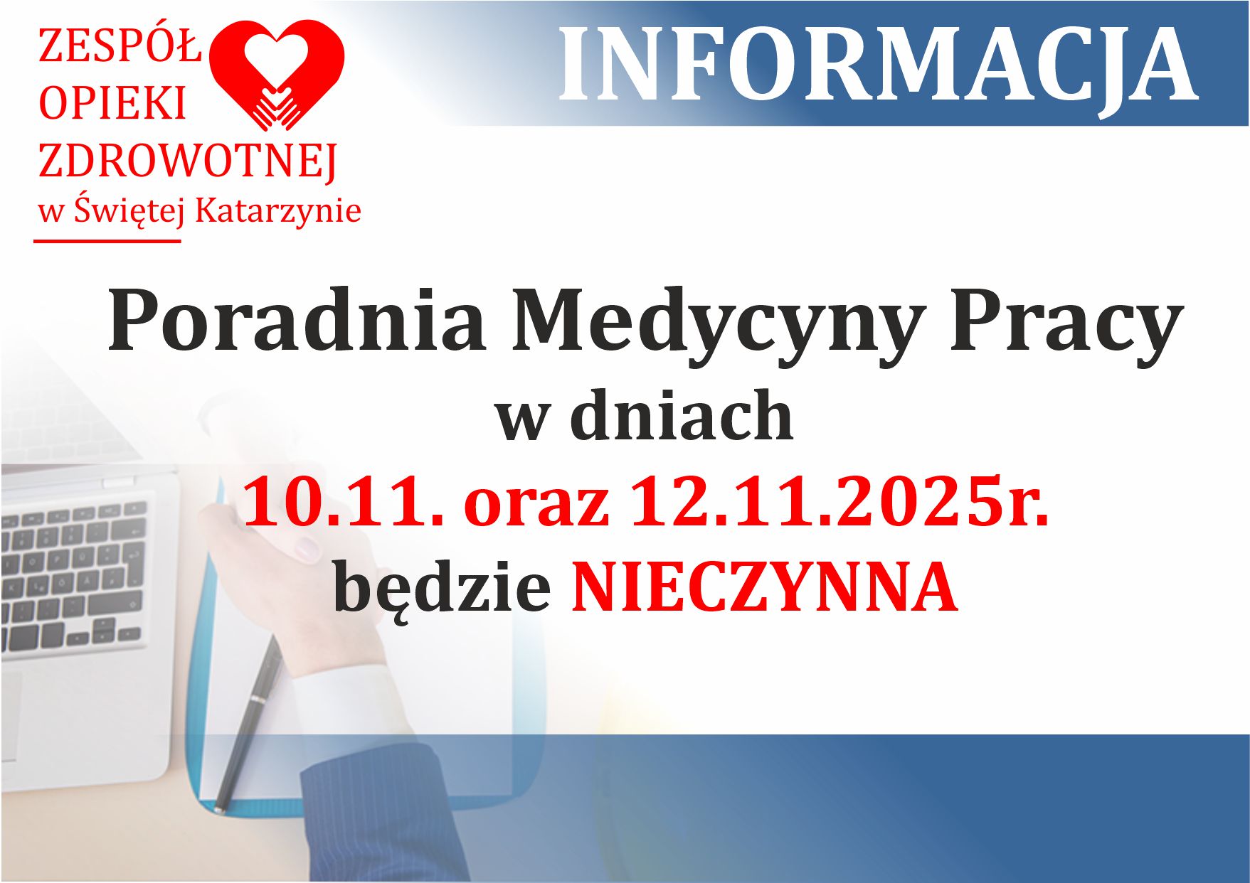 Medycyna pracy - dni wolne